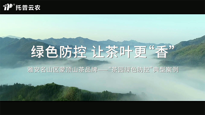 四川雅安名山区蒙顶山茶品牌——托普云农“茶园绿色防控”典型案例